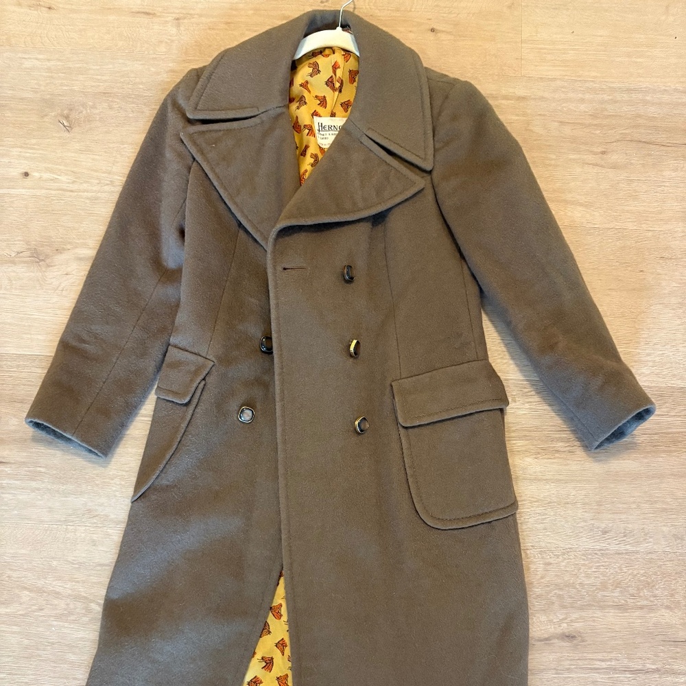 Herno wool coat with horse lining S XS